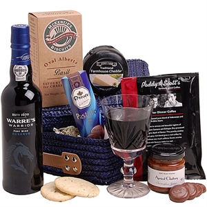 Unbranded Spicers of Hythe Port and Cheese Hamper