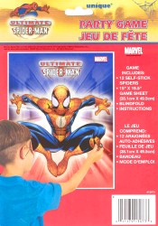 Spider Man - Party game - Pin the Spider on Spiderman