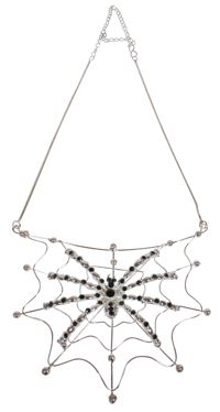 Unbranded Spider on Web Necklace