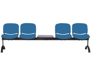 Unbranded Spin 4 beam seating and table