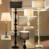 Curves are back - as this shapely range proves. Stylish, sculptured lamps are finished in a delicate