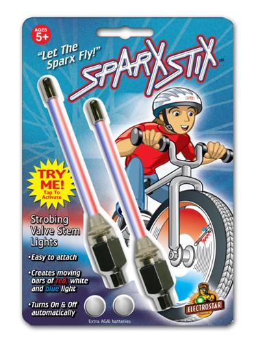 Spoke Sparx - Red/Blue/White LED