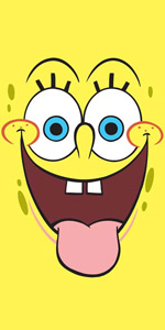 Sponge Bob Towels are great for the swimming pool or the beach, they