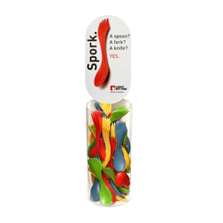 Spork Outdoor CDU Pack of 200A spoon  a fork and a knife in 1 handy utensil. Perfect for use in the 