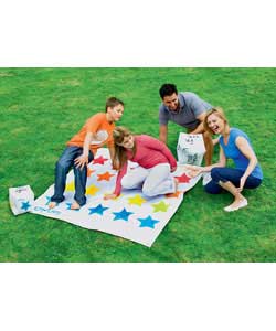 These two popular games can be played by all ages.Giant pvc all weather mat with blow up dice.Size (