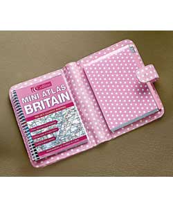 Unbranded Spotted Pink Road Map Gift Set