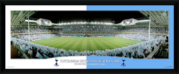 Unbranded Spurs and#8211; White Hart Lane - Framed Panoramic Stadium Presentation