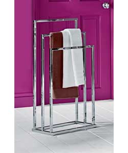 Square 3 Tiered Towel Rail