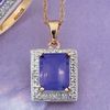 Unbranded Square Amethyst Pendant