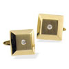 Square Diamond Cufflinks (5 Pts Dia)