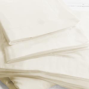 Square Pillowcase- Cream