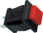 Square Push-to-Make Switch ( Square Push Sw Red )