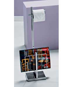 Unbranded Square Toilet Toll Holder and Mag Rack