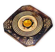 These are lovely holders for both cones and sticks! They are 4`` (10cm) square with the corners