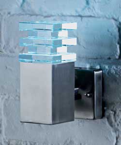 Unbranded Squared Tiered Steel Wall Light