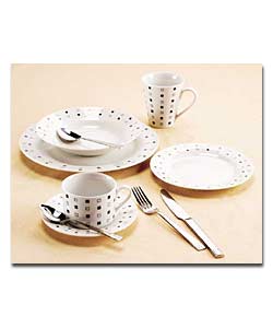 Squares 20 Piece Dinner Set