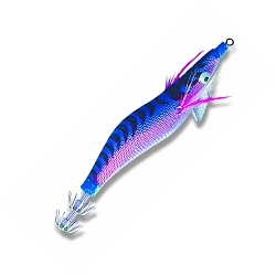 Squid Jig Contoured Lure - Blue - 14cm