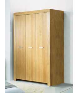 St Austell KD 3-Door Wardrobe