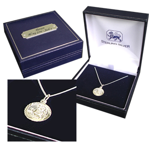 St Christopher is the patron saint of travellers and carriers. This pendant makes a nice traditional