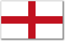 Large cross of Saint George great for St George`s Day, sporting events like the Football World Cup, 