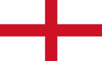 Use these small St George flags to decorate a table by putting them in a flag base They are often us