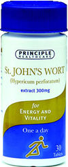St Johns Wort (30 Tablets) by Principle Healthcare