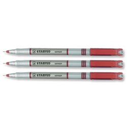 Stabilo Sensor 189 Fine Line Pen Fine 0.3mm Red