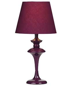 Unbranded Stacked Table Lamp - Blackcurrant