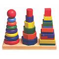 Stacking Blocks 3 in 1 Wooden Toy