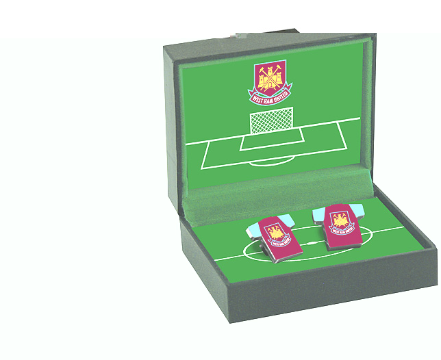 Unbranded Stadium Cuff Links - West Ham United