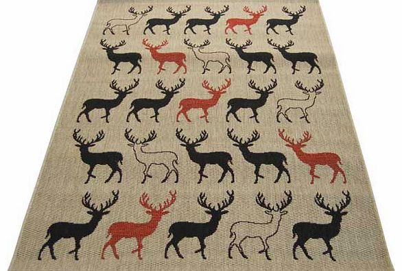 Stag Rug Natural - 80cm x 150cm