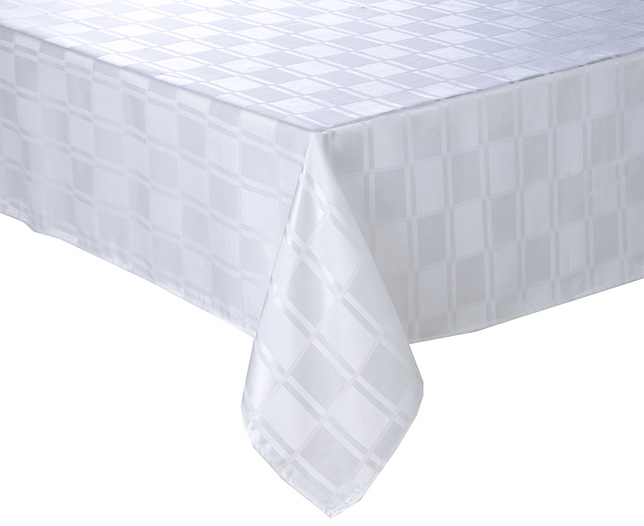 Unbranded Stain Resistant Tablecloth, White