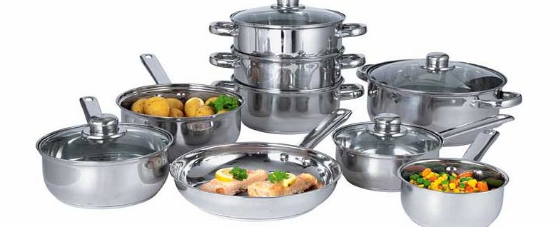 Unbranded Stainless Steel 9 Piece Pan Set