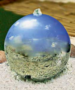 Unbranded Stainless Steel Ball Water Feature