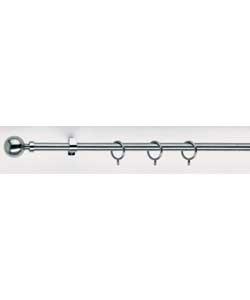 Stainless Steel Curtain Pole Set - 1.8m