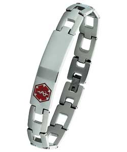 Unbranded Stainless Steel Medical Alert Bracelet