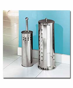 Stainless Steel Toilet Roll/Brush Holder