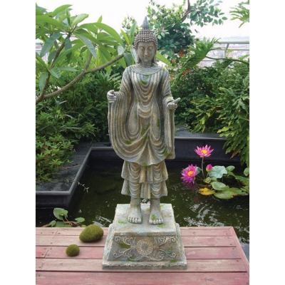 Unbranded Standing Buddha Garden Sculpture