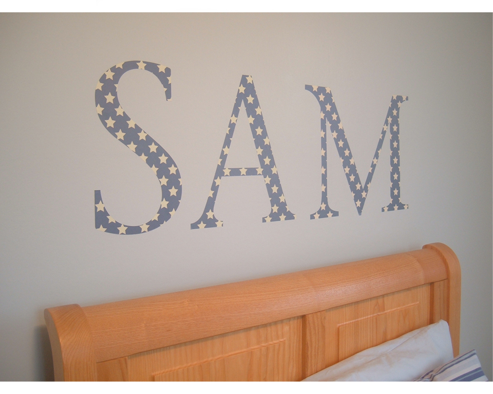 Unbranded Star Alphabet Large Wall Art Decals