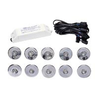 Starlight 10 Bulb Halogen Kit Chrome