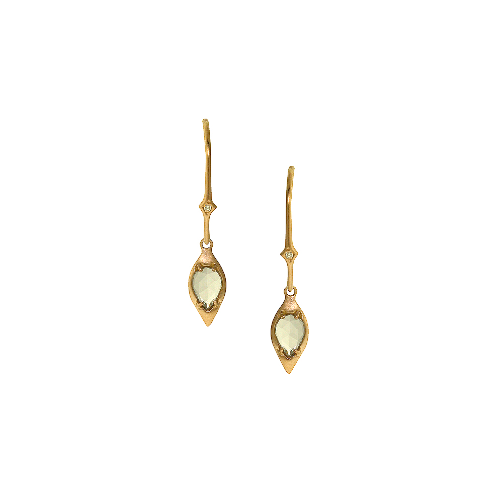 Unbranded Starry Intrigue Earrings - Pink Gold