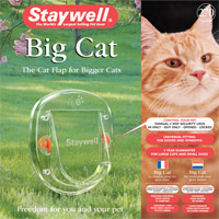 Staywell Big Cat Pet Door (Clear) (270EFS)