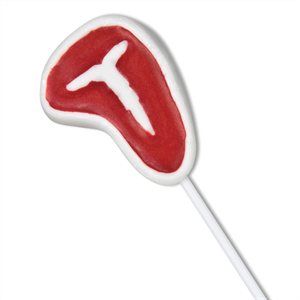 Unbranded Steak Lolly Pop - Cherry Flavour
