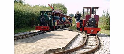 Take in the smell of steam and enjoy the shining brass of these beautiful traditional steam trains. With an experienced and enthusiastic tutor by your side, you will get a taster of driving on the 5/8th scale, 15 gauge railway. You will drive the len