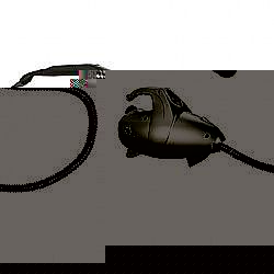 Portable pressurised steam cleaner