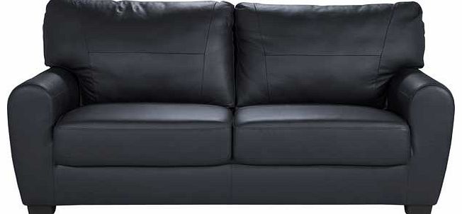 Unbranded Stefano Large Leather and Leather Effect Sofa -