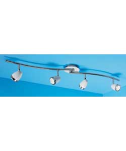 Unbranded Stella 4 Light Wave Ceiling Bar