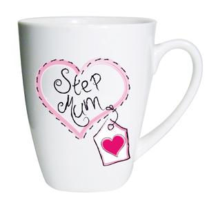 Unbranded Step Mum Heart Small Latte