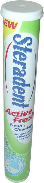Unbranded Steradent Tablets - Active Fresh