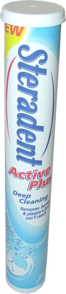 Unbranded Steradent Tablets - Active Plus